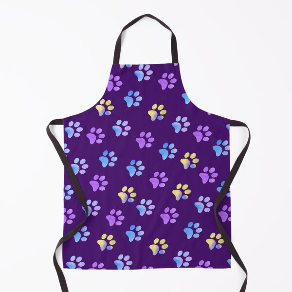 Item preview, Purple Blue and Yellow Paw PrintsV2 designed and sold by FaithAndForest.