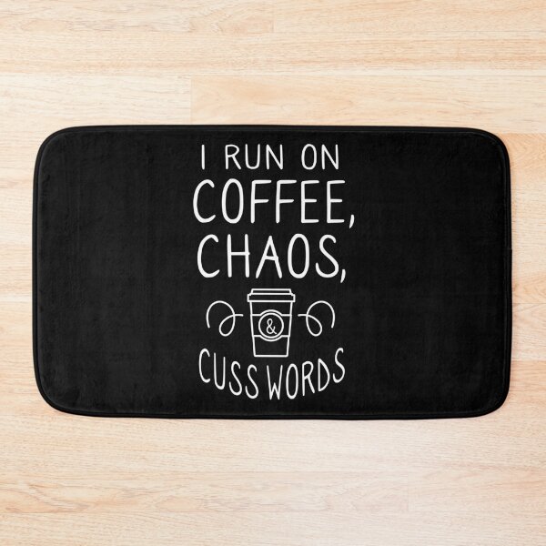 Item preview, I Run On Coffee Coffe Lover gift designed and sold by 2blackcherries.