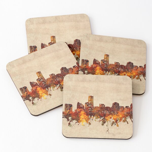 Item preview, miami skyline vintage designed and sold by BekimART2.