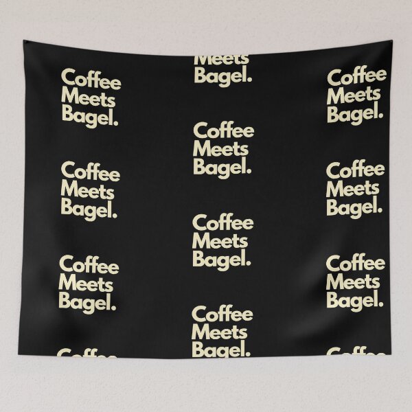 Item preview, Coffee Meets Bagel designed and sold by Imaginative Expressions⭐️ ⭐️ ⭐️ ⭐️ ⭐️.