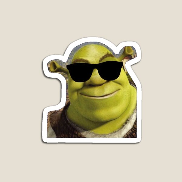 Confused Shrek sticker | Magnet