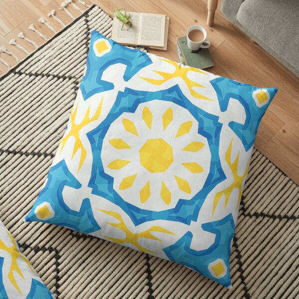 White Glazed Terracotta - PureBDcraft Floor Pillow