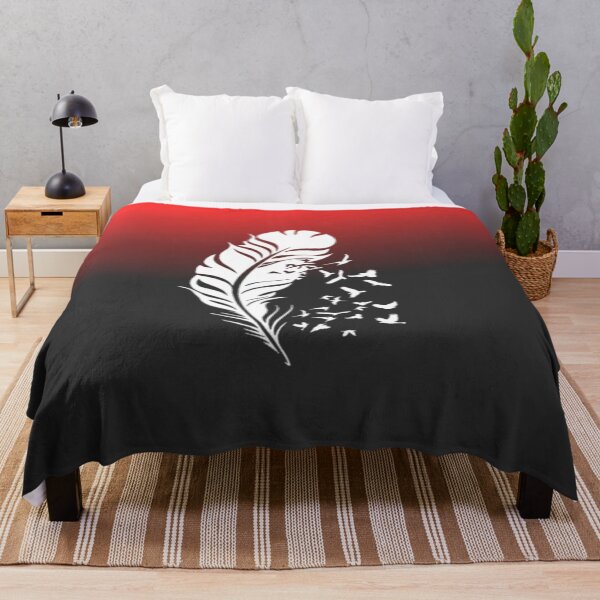 Item preview, Red & Black Feather of a Bird designed and sold by sagar96.