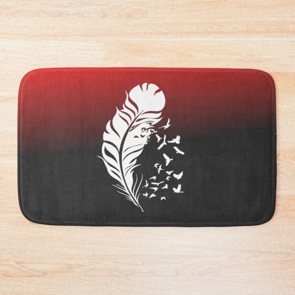 Item preview, Red & Black Feather of a Bird designed and sold by sagar96.