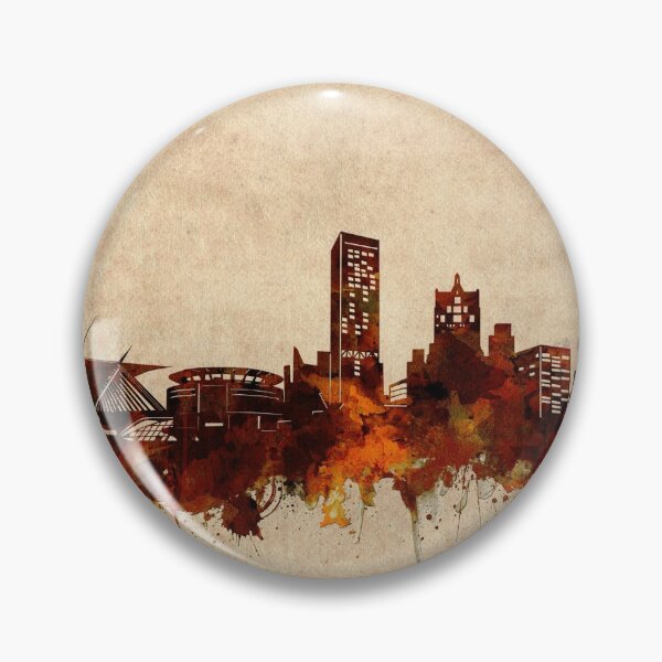 Item preview, milwaukee skyline vintage designed and sold by BekimART2.