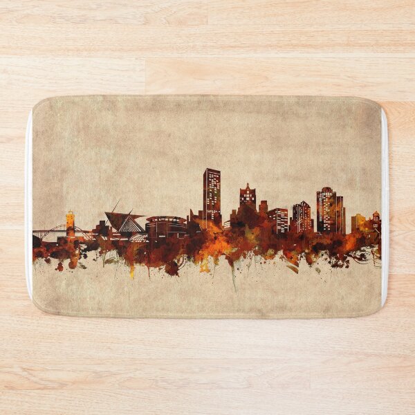 Item preview, milwaukee skyline vintage designed and sold by BekimART2.