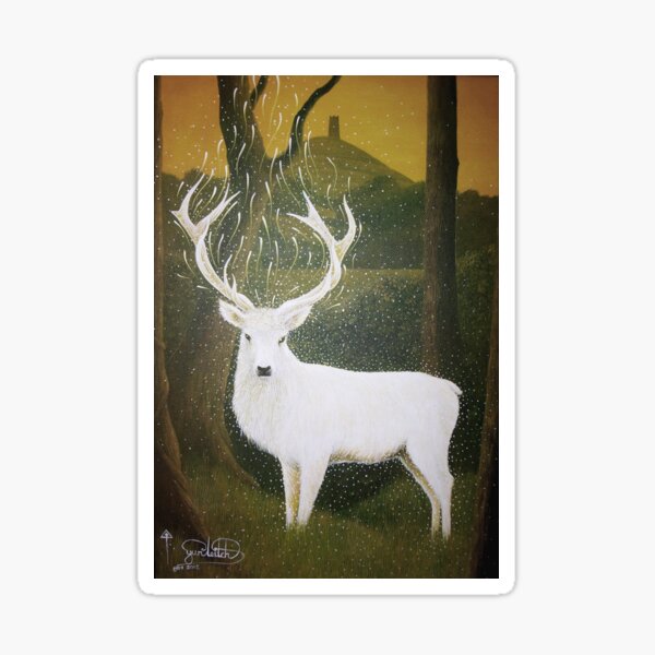 Item preview, The White Hart and Glastonbury Tor designed and sold by Yuri Leitch.