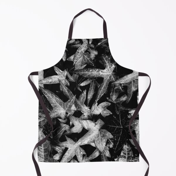 Item preview, ivy leaves texture background in black and white designed and sold by Mrvell.