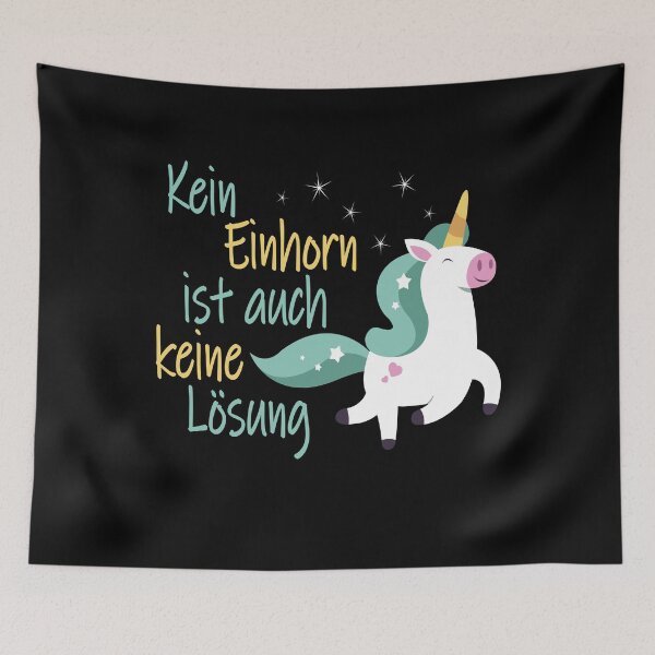 Item preview, No unicorn is also no solution saying gift designed and sold by Stndor.