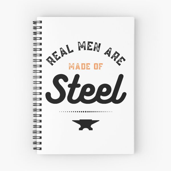 Item preview, Real Men Are Made Of Steel  designed and sold by Sutra-Lotus-Co.