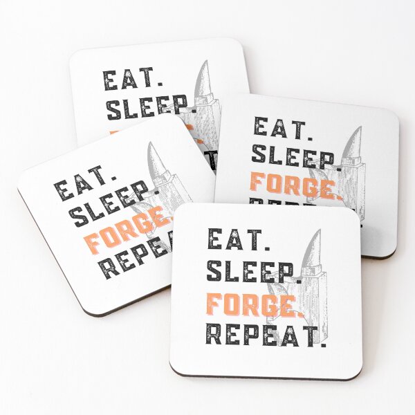 Item preview, Eat Sleep Forge Repeat  designed and sold by Sutra-Lotus-Co.