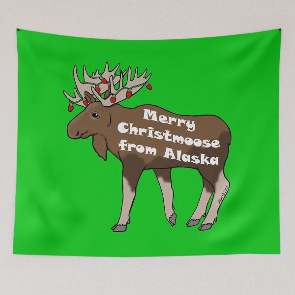 Item preview, Merry Christmoose from Alaska designed and sold by sharkbait83.