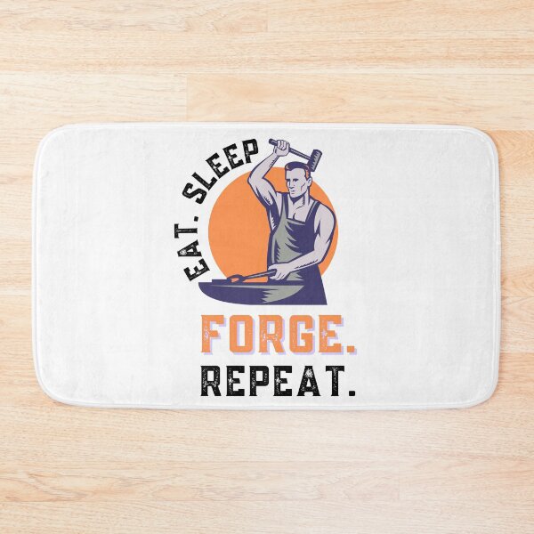 Item preview, Eat Sleep Forge Repeat  designed and sold by Sutra-Lotus-Co.