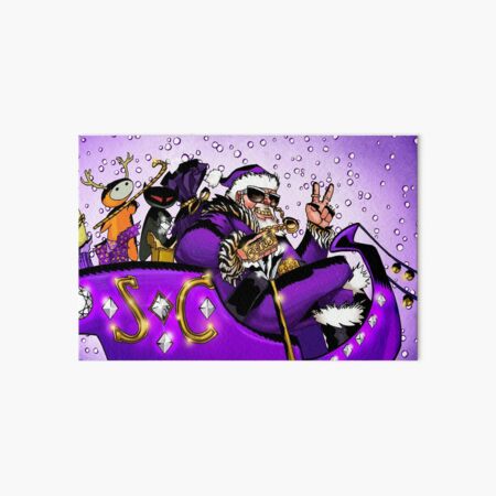Swag Santa (Hip Hop/Gangster Rapper Santa) Art Board Print