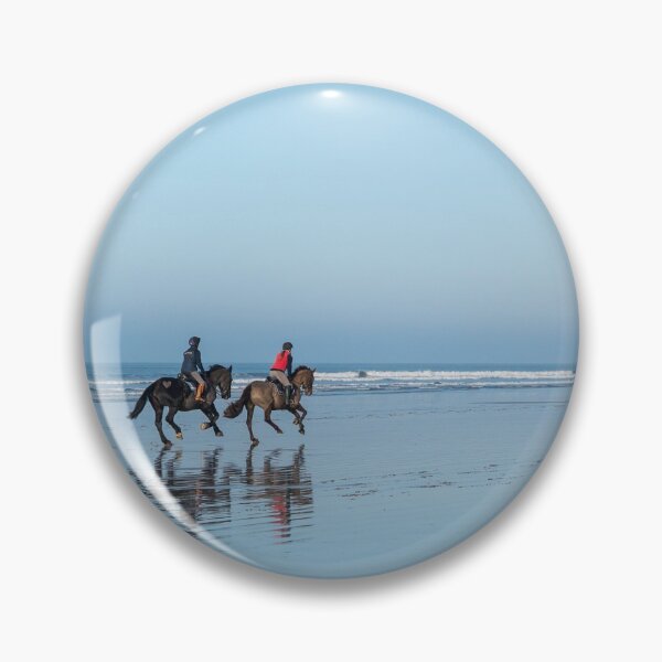 Item preview, Horses on Westward Ho beach designed and sold by twymanphoto.