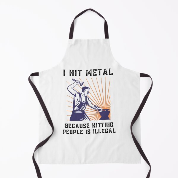 Item preview, I Hit Metal Blacksmith Funny Quote designed and sold by Sutra-Lotus-Co.