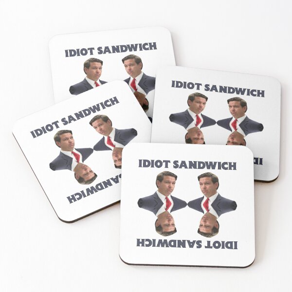 Item preview, Ron DeSantis Florida state Governor Idiot sandwich design designed and sold by anins-azuree.