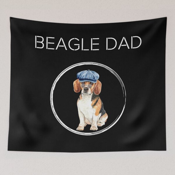 Item preview, Funny Beagle Dog Dad with Hat and Sunglases designed and sold by Maful.