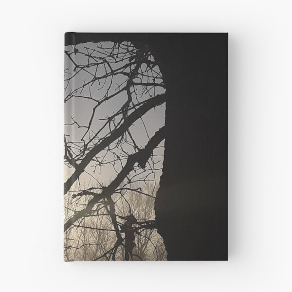 Item preview, Foggy and Dark sunrise with trees designed and sold by Lorie Data.