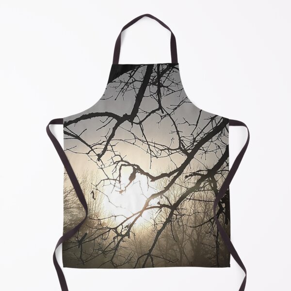 Item preview, Foggy and Dark sunrise with trees designed and sold by Lorie Data.