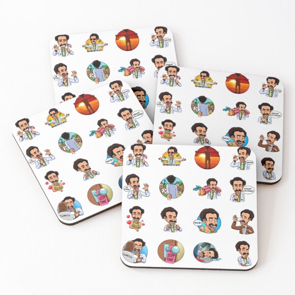 Item preview, Borat sticker pack, Borat, Borat 2, Borat stickers, Borat sticker set, Borat sticker sets designed and sold by avit1.