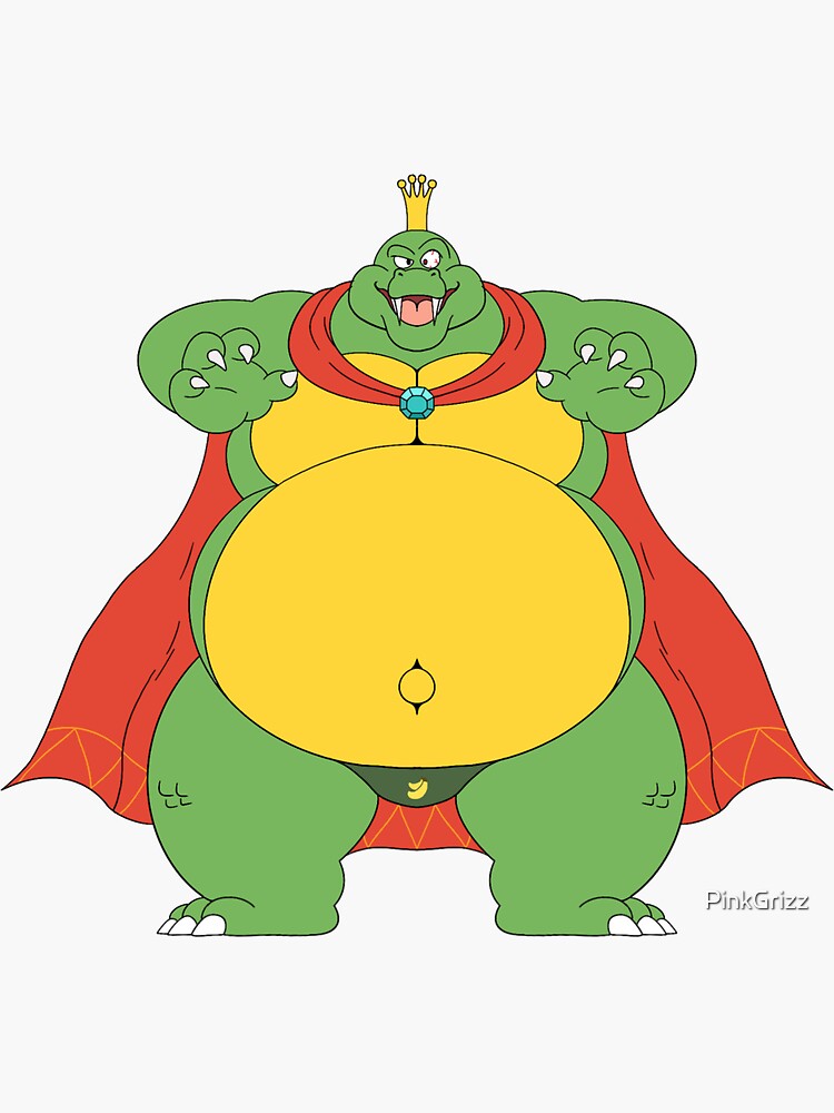 "The Banana King" Sticker by PinkGrizz Redbubble