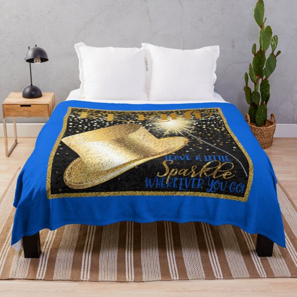 Item preview, BE KIND - ...Sparkle Wherever You Go! (Blue on Blue Background) designed and sold by PawsitiveMum.