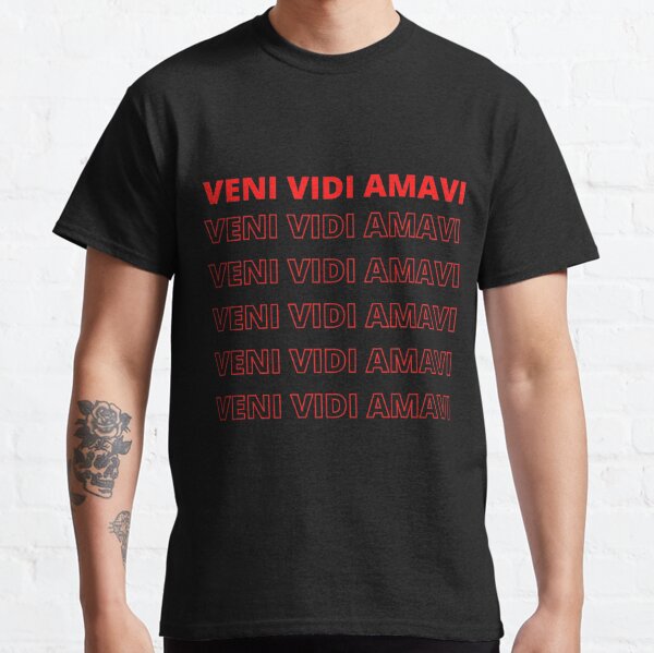 Zyzz Veni Vidi Vici Calli text' Men's Tall T-Shirt