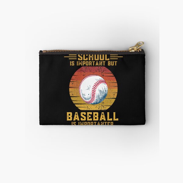 Item preview, School is important but baseball is importanter funny education baseball designed and sold by OneTimeEngineer.