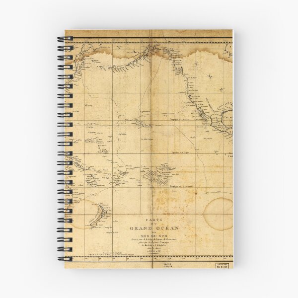 Item preview, Map of the Pacific Ocean (1788) designed and sold by allhistory.