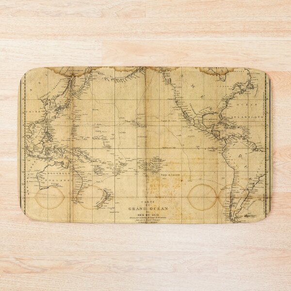 Item preview, Map of the Pacific Ocean (1788) designed and sold by allhistory.