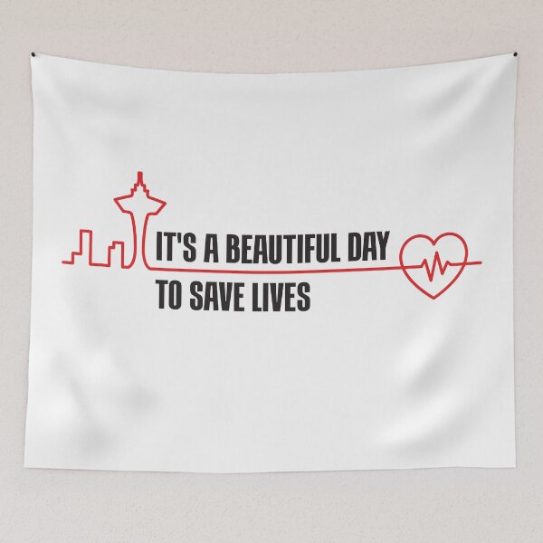 Item preview, It’s a Beautiful Day to Save Lives designed and sold by Wolka.