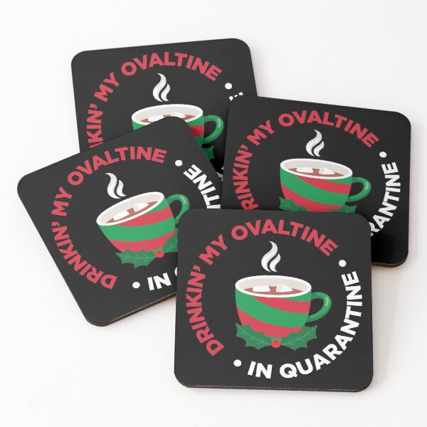 Item preview, Ovaltine in Quarantine! (Funny Quarantine-Xmas Hot Chocolate Saying) designed and sold by HeraAndKosmos.