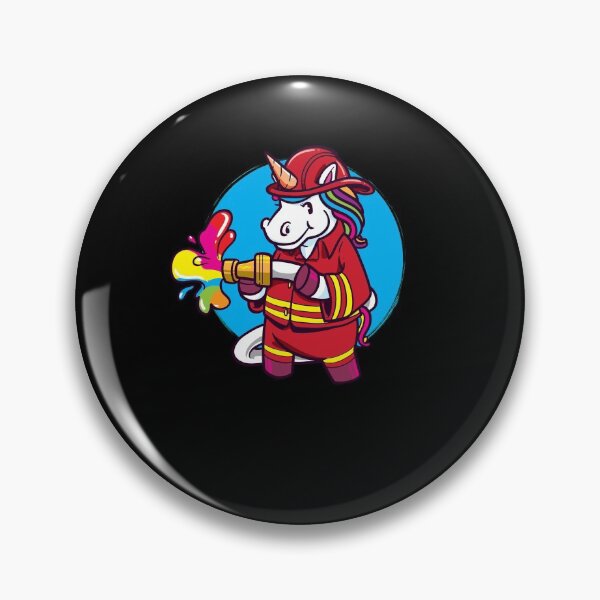 Item preview, Cute Firefighter Unicorn Kids designed and sold by Luxara1.