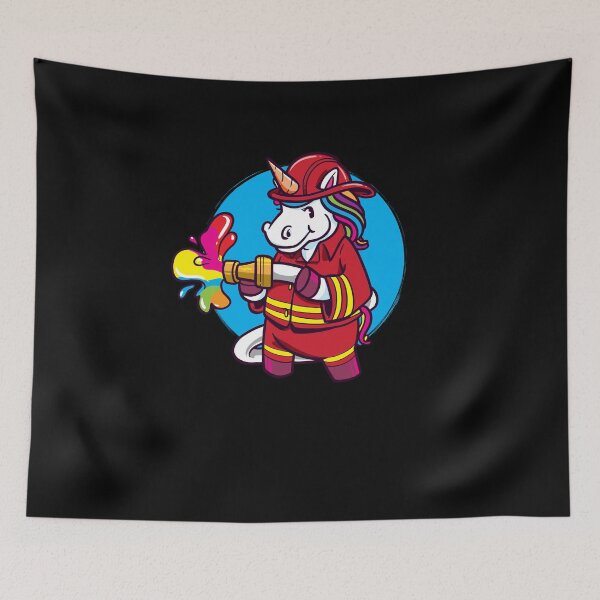 Item preview, Cute Firefighter Unicorn Kids designed and sold by Luxara1.