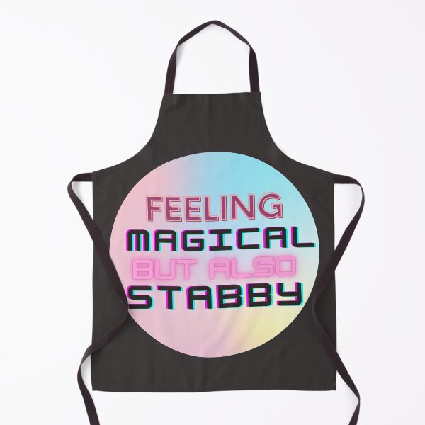 Item preview, Feeling magical but also stabby classic t-shirt designed and sold by toufik benloulou.