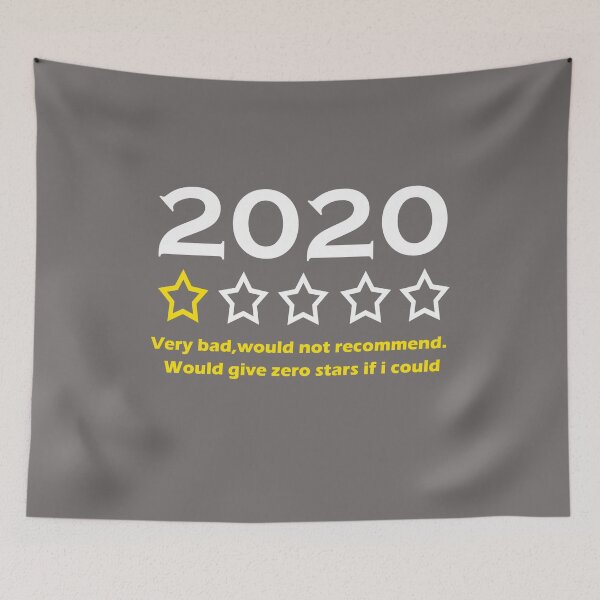 Item preview,  1 Star Rating 2020 T-Shirt -Very Bad Would Not Recommend. designed and sold by Uday24.