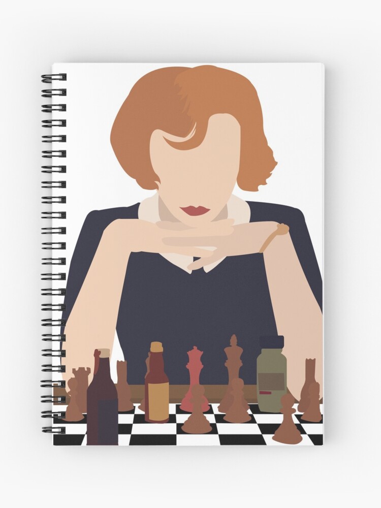 Cuaderno for Sale con la obra «Gambito de dama» de Krp2 Redbubble