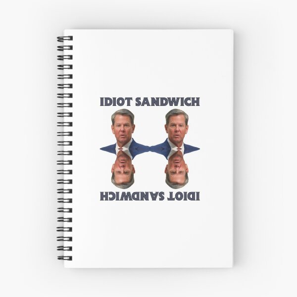 Aperçu de l'œuvre Brian Kemp Georgia State Governor Idiot sandwich design créée et vendue par anins-azuree.