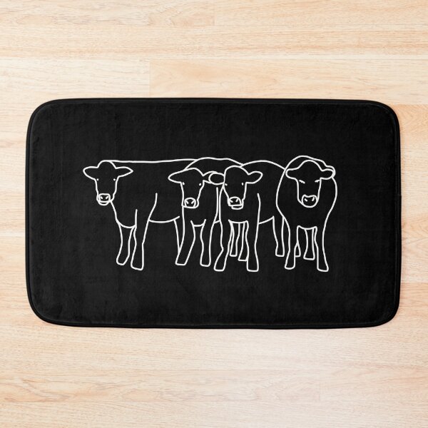 Item preview, Herd Of Cows Line Drawing designed and sold by Funful.
