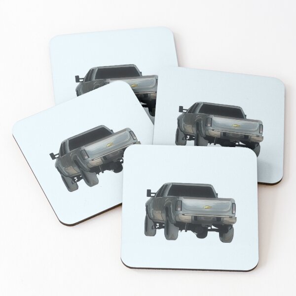 Item preview, Chevy truck Silverado lifted truck blue designed and sold by BreMoody.