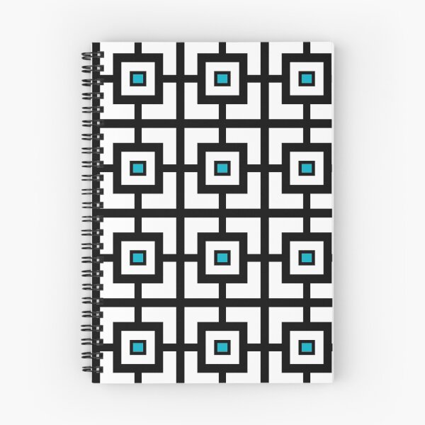 Item preview, Black White and Blue Square Tiles designed and sold by KCavender.
