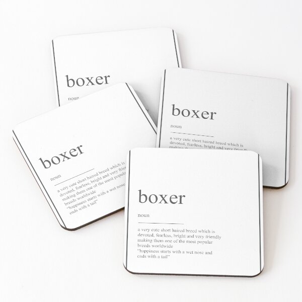 Item preview, Boxer 570 Watercolor Map Yoga Quote Definition Des designed and sold by vividpixelusa.