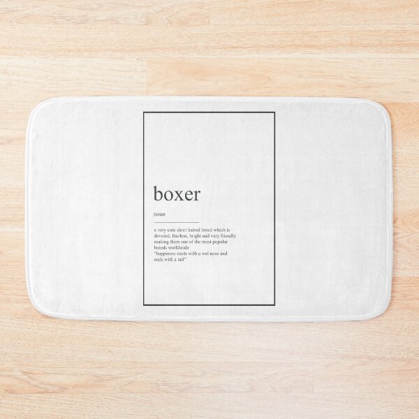 Item preview, Boxer 570 Watercolor Map Yoga Quote Definition Des designed and sold by vividpixelusa.