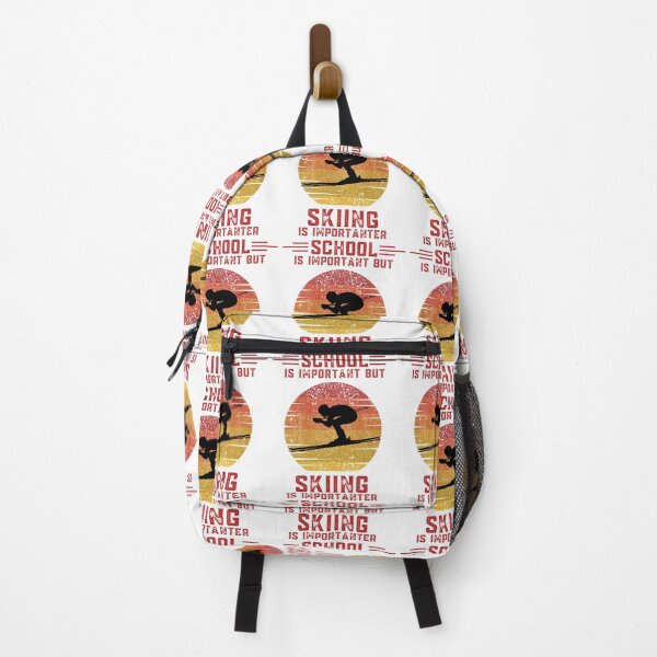 Item preview, School is important but skiing is importanter funny education ski designed and sold by OneTimeEngineer.