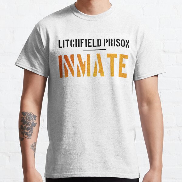 Orange prison cheap t shirt