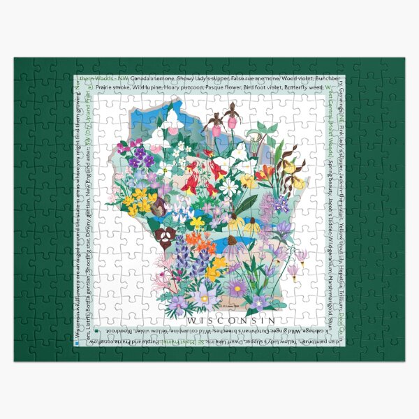Wisconsin Wildflowers Jigsaw Puzzle