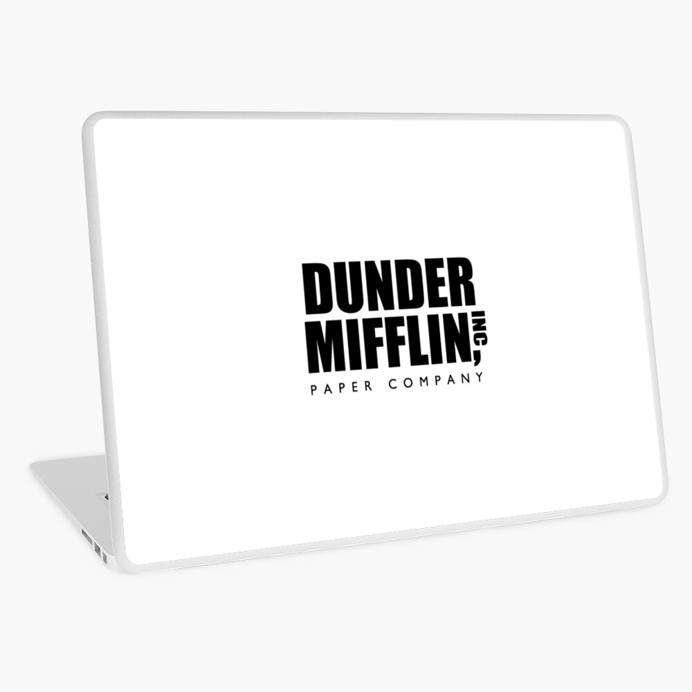 Dunder Mifflin Paper Company Vinyl Sticker. the Office Laptop 