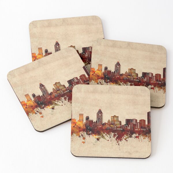 Item preview, montreal skyline vintage designed and sold by BekimART2.