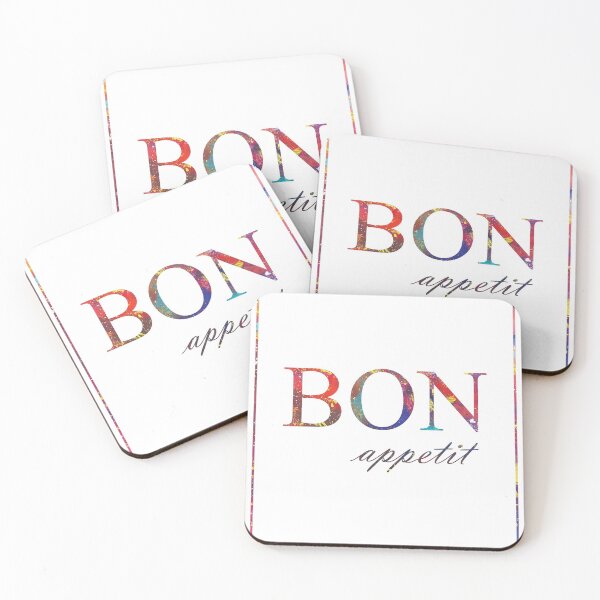 Item preview, BON APPETIT 569 Watercolor Map Yoga Quote Definiti designed and sold by vividpixelusa.